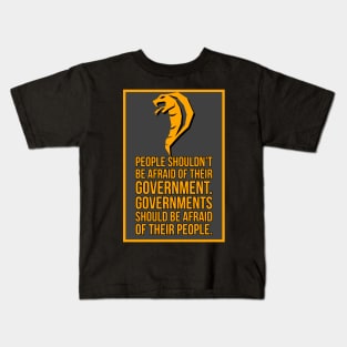 all power emanates from the people Kids T-Shirt